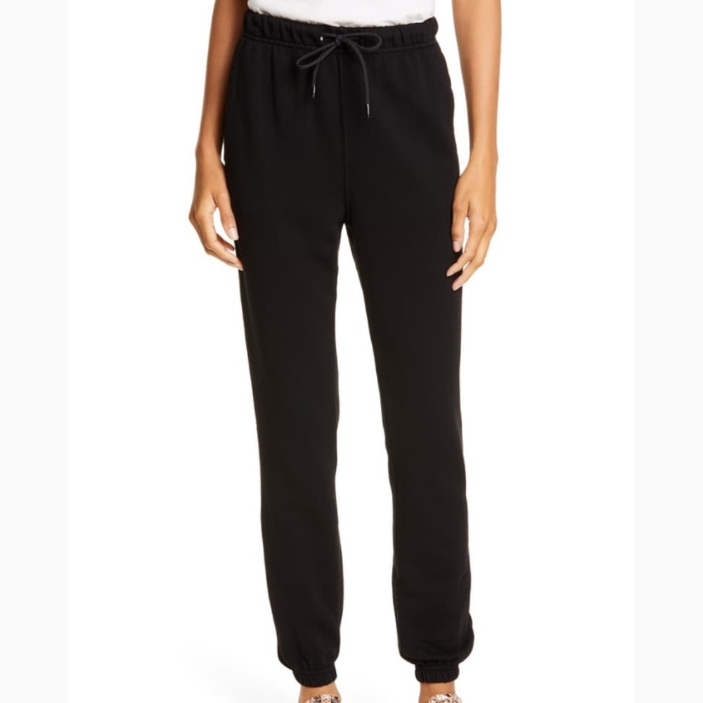 Cotton Citizen Black Drawstring Jogger Pants